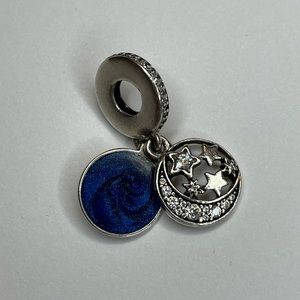 Pandora "Moon & Blue Sky Dangle Charm"